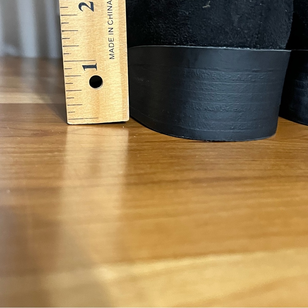 Steve Madden Women's Jody Thigh High Black Faux Suede Boots Size‎ 7 M - Picture 5 of 8